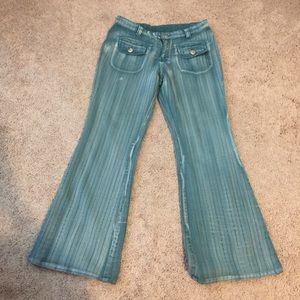 Bell Bottoms Green Pants waist 30